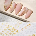 3D Бабочка наклейки для дизайна ногтей для ногтей Маникюрные слайдеры аксессуары клей для переноса ногтей фольги наклейки Обертывания украшения