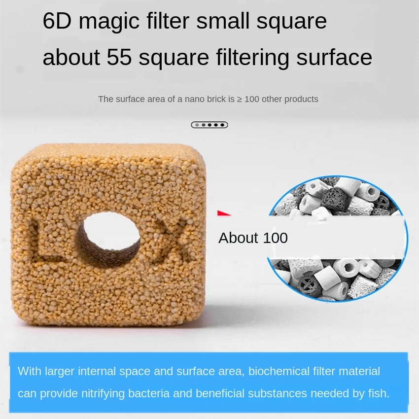 Фильтр для аквариума материал нитрификации бактерий домашний фильтр