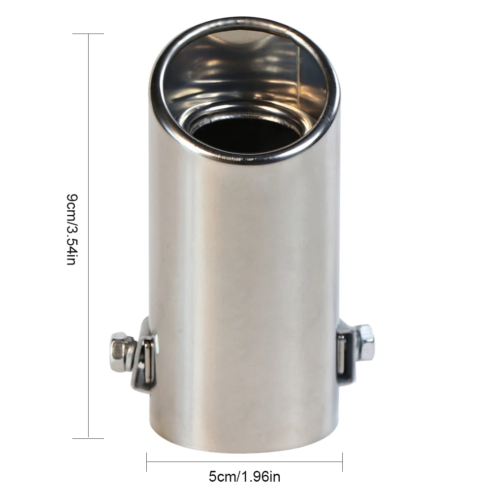 Автомобильная хромированная нержавеющая сталь Глушитель выхлопная труба для