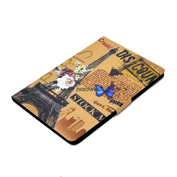 Tie.Ta Чехол с рукавами для Samsung Galaxy Tab 3 Lite 7,0 SM-T110 T110 T111 Tab E 7,0 T113 T116 чехол с кошкой из искусственной кожи с подставкой - Цвет: Tie.Ta