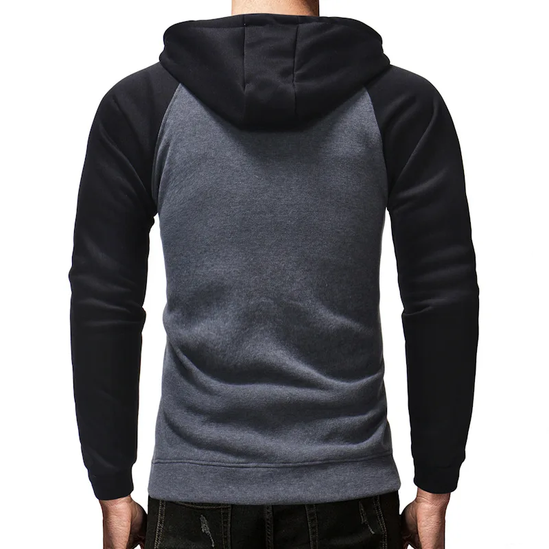 

Autumn and Winter New Dark Access Control Men's Casual Slim-Fit Zipper Cardigan Hoodie