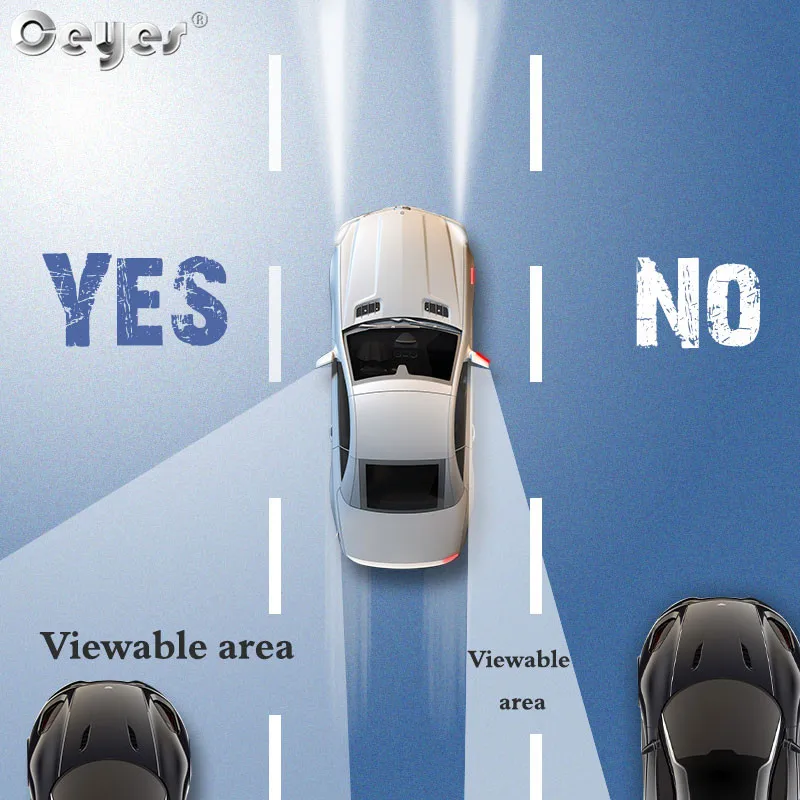 Автомобильное Зеркало для слепых зон Ceyes 360 градусов HD широкоугольное круглое