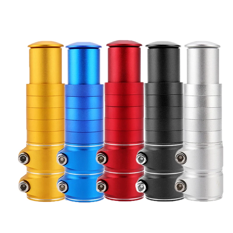 

124mm 28.6mm Bicycle Fork Stem MTB Bike Extender Handlebar Rise UP Fork Head Tube Extender Adapter Cycling Parts Accessories
