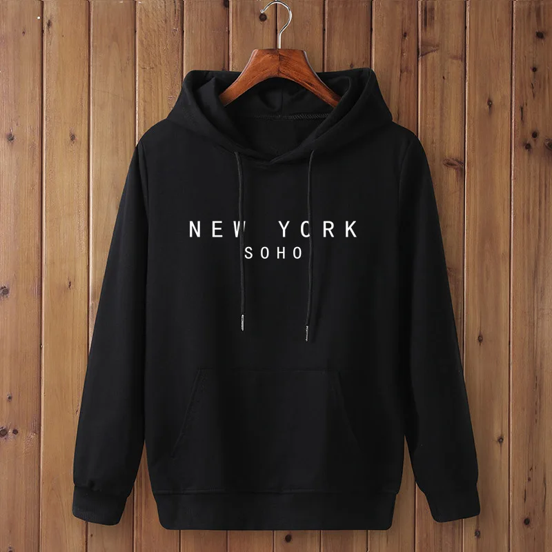 Женский свитшот с надписью New York Soho повседневный смешной для леди хипстерский Топ