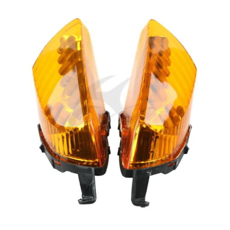 Мотоцикл черный/прозрачный/оранжевый световой индикатор поворота сигнала Winker