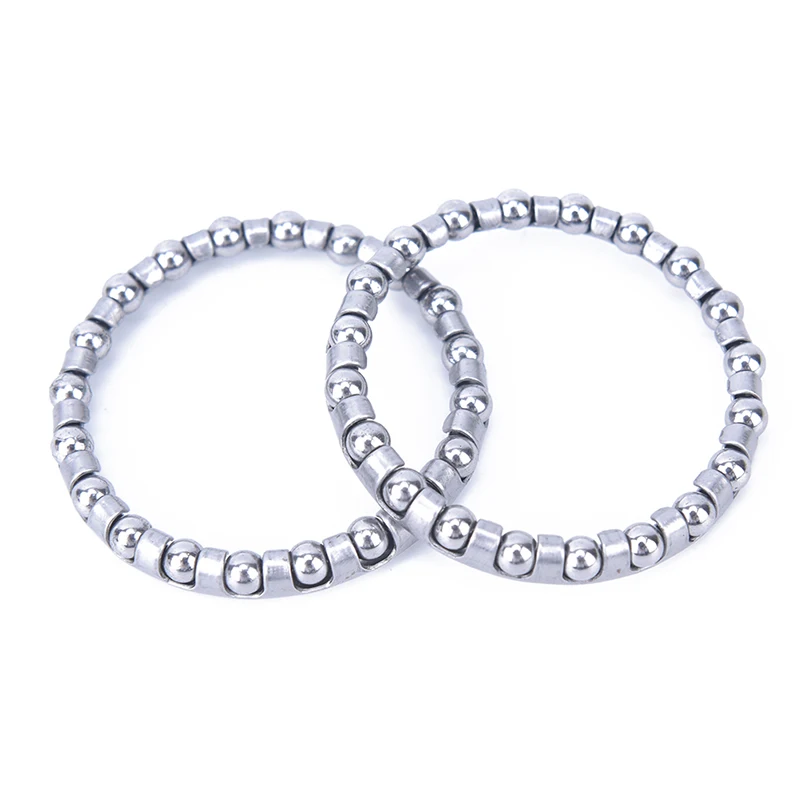 

2 шт. Велосипеды подшипники новые металлические серебряные велосипед гарнитура с ремешками и пряжками шаровой подшипник, Велосипеды подшип...