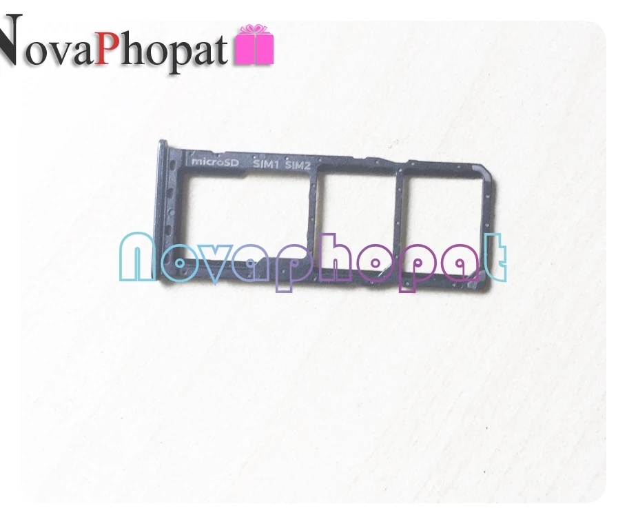 

Novaphopat 20Pcs/Lot For Samsung A20 A30 A50 SIM Card Tray Holder A205 A305 A505 Micro SD Slot Socket Adapter + Tracking