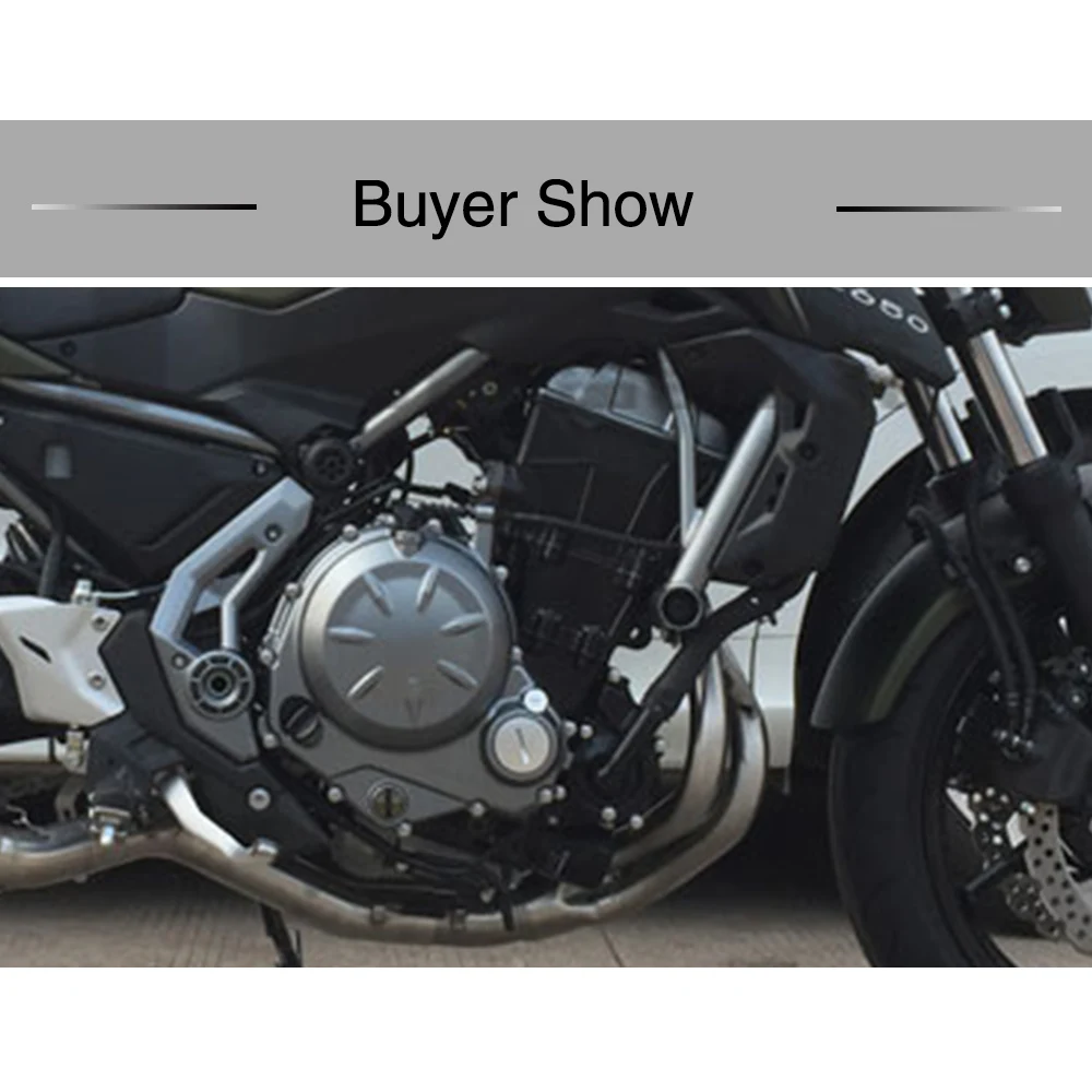 Alconstar без шнуровки выхлопная труба мотоцикла модифицированная для Kawasaki Z650 Ninja 650