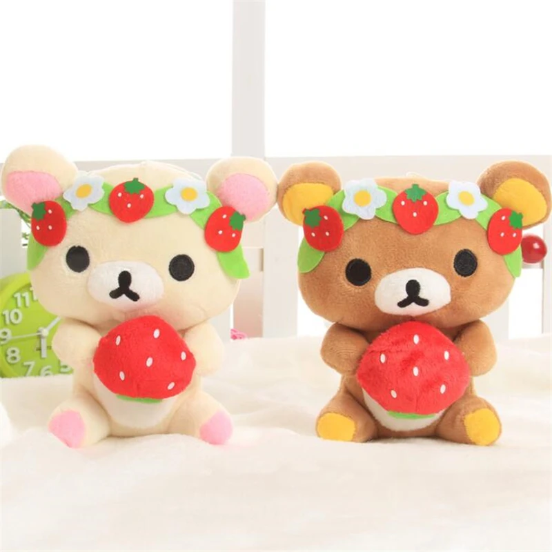10 шт./лот смешанные стили Медведь Rilakkuma плюшевый игрушка