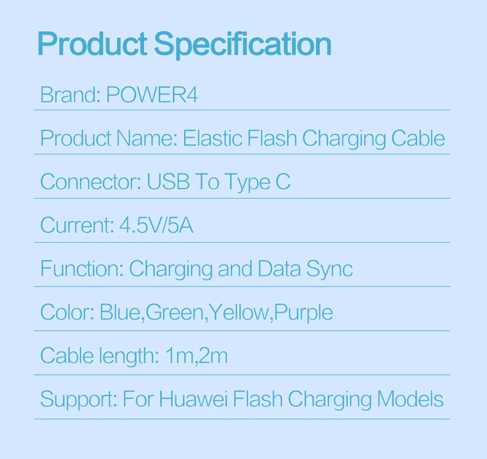 Power4 USB C кабель 5A флэш-зарядка usb type C Supercharge для huawei P20 совместимый 3A 2A быстрое зарядное устройство для samsung Xiaomi