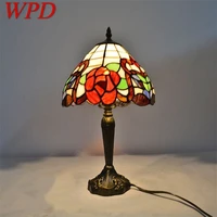 wpd dimmer table lamps led colorful desk light creative contemporary for home bedroom decoration