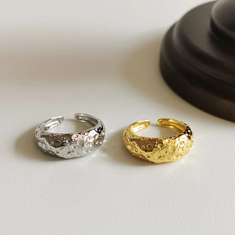 

Дизайнерские кольца из стерлингового серебра 925 пробы с фотометрическим рисунком для женщин, модные регулируемые кольца из 2021 стерлингового серебра 925 пробы, ювелирные изделия, подходящие ко всему