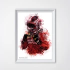 Формула Гран-при гонщика Портрет Печать Charles Leclerc Плакат Картина на холсте Настенная картина домашний декор, подарок для мальчиков