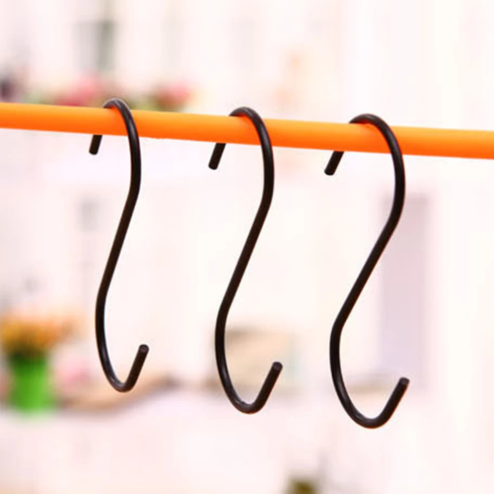 3 шт. держатель для хранения висячий крючок устойчивая s-образная одежда шляпа из