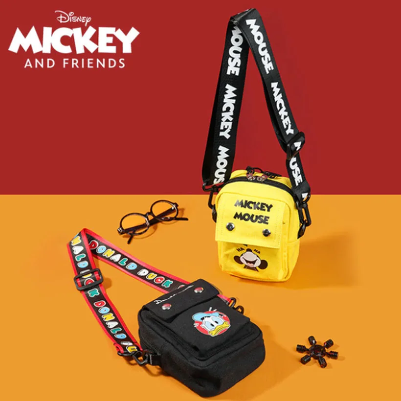 

New Messenger Bag for Men and Women Disney Trend Chest Bag Female Wild One-shoulder Casual Messenger Box Fashion Waist Bag