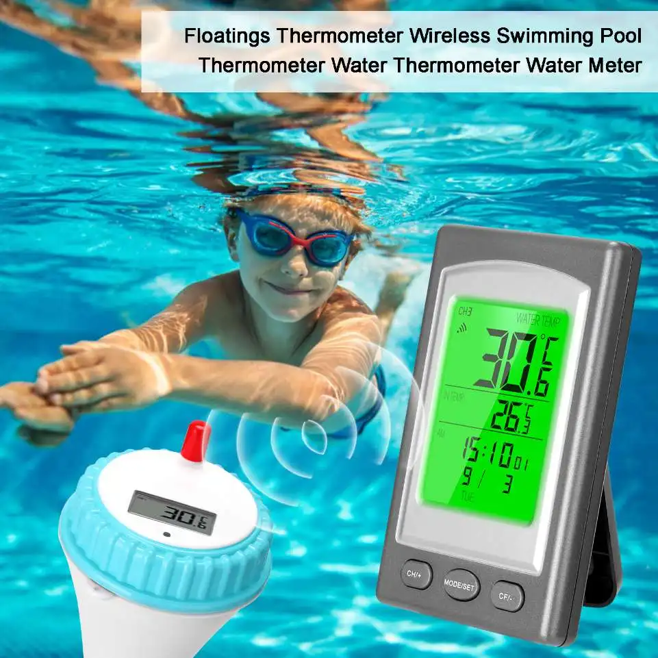 

Floatings The-rmometer Wireless Swimming Pool The-rmometer Water Ther-mometer Water Meter