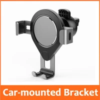 special gift car use mobile phone bracket metal universal mount adapter support air outlet gravity handset bracket
