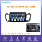 10-дюймовый Android 10 для Toyota RAV4 2015-2018 с RDS, автомобильная навигация для DSP CarPlay, автомобильное радио, мультимедийный видеоплеер, стерео, GPS