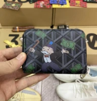 holifend monopoly lord money genuine leather card holder bag credit id bank card wallet purse for men women drop shipping