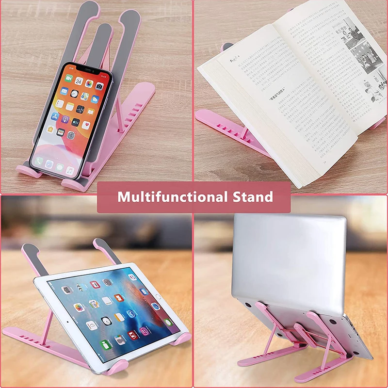 Portable Laptop Stand Adjustable Holder Riser Computer for Desk Notebook Mount with Phone | Автомобили и мотоциклы