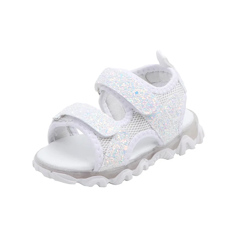 

Kids Led Sandals Light Up Summer Childrens Shoes Glowing Sport Sandals Girls Flashing Soft Beach Boys Kids Shoes Toddler KSS08