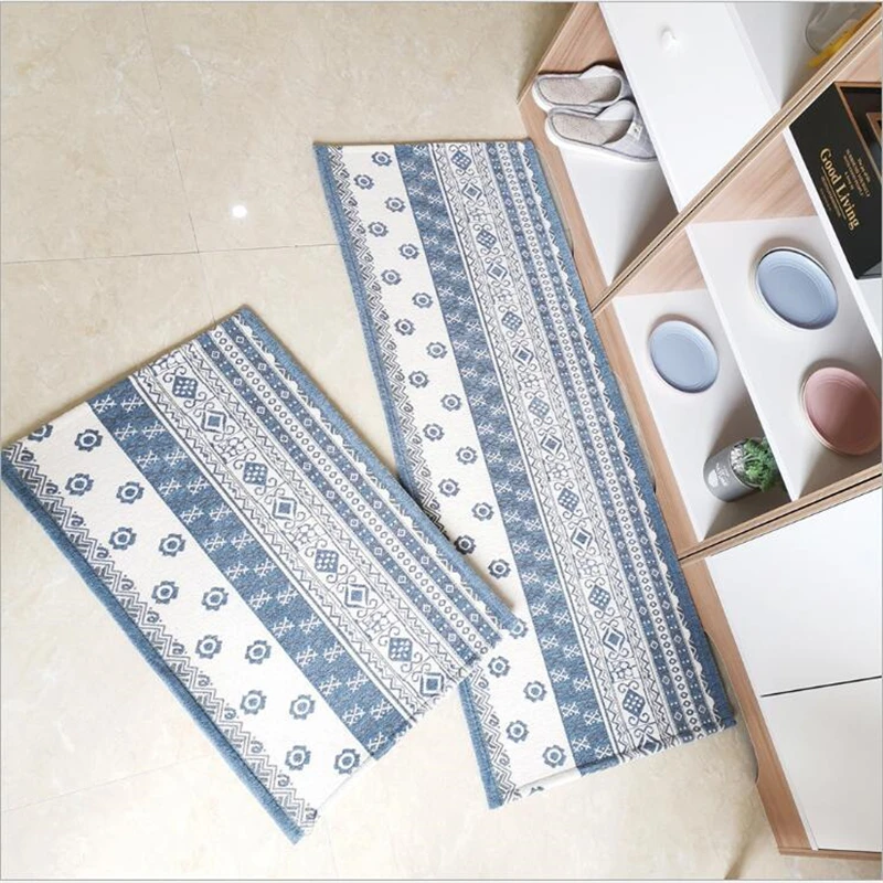 Кухонный напольный коврик европейский геометрический узор рождественские
