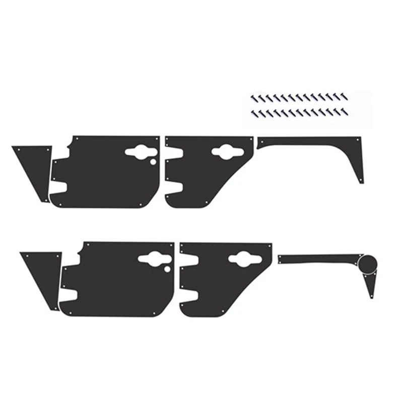 

Metal Door Decoration Guard Sheet Anti-Skid Plate for 1/10 RC Crawler Axial SCX10 III AXI03007 Upgrade Parts