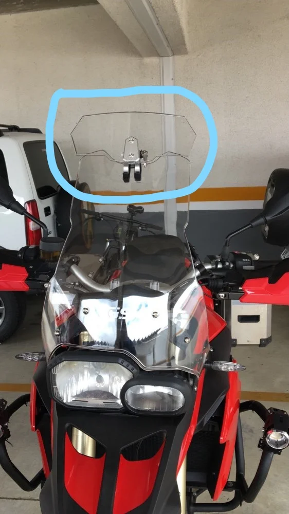Универсальный Регулируемый экран для Honda Yamaha KTM BMW Ducati | Автомобили и мотоциклы