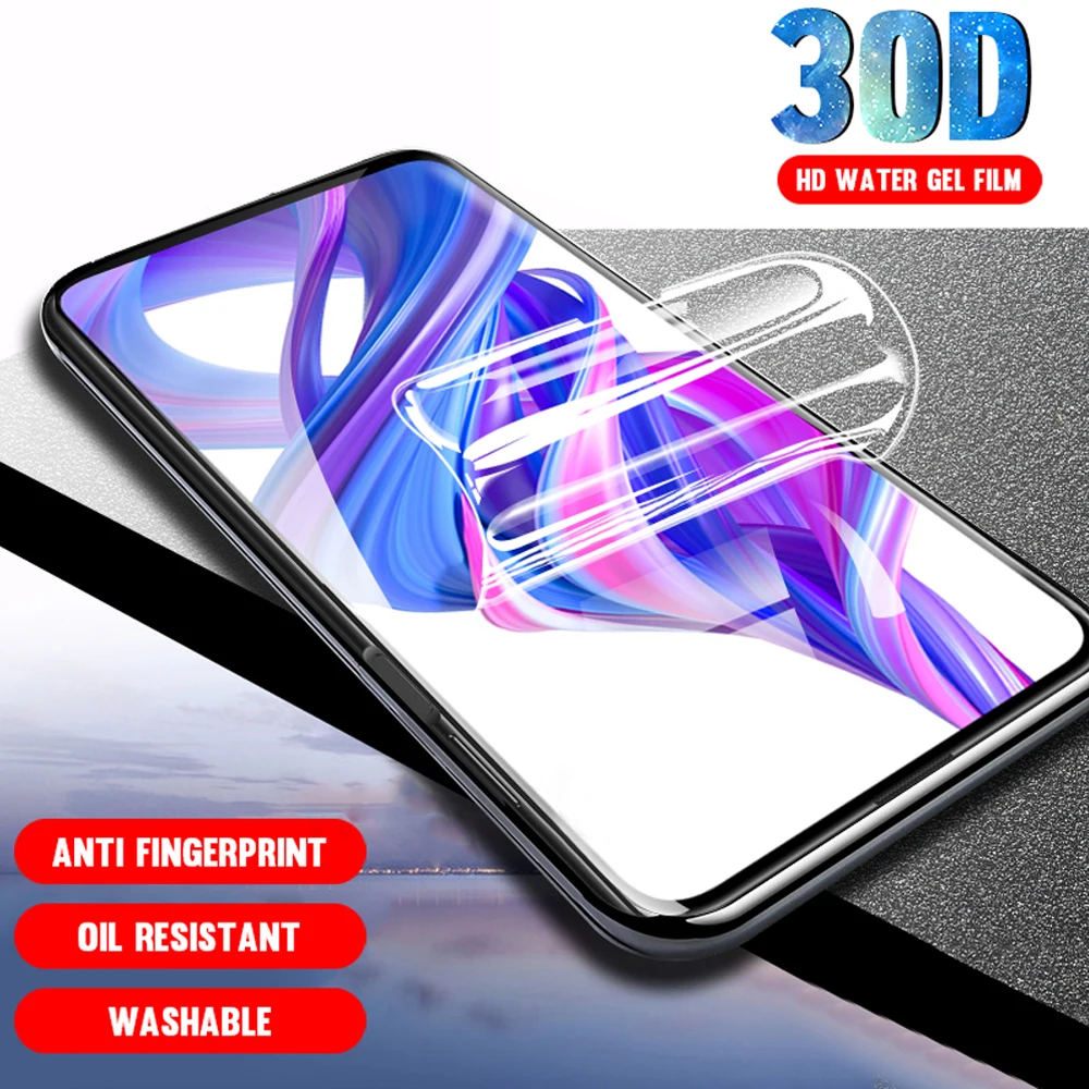 Полное покрытие для huawei p smart pro Z Гидрогелевая пленка plus 2019 2018 Защитная защита
