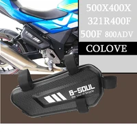 motorcycle bags frame storage bag small kit toolkit storage package for colove 400x 500x 400f 500f 321r 800adv