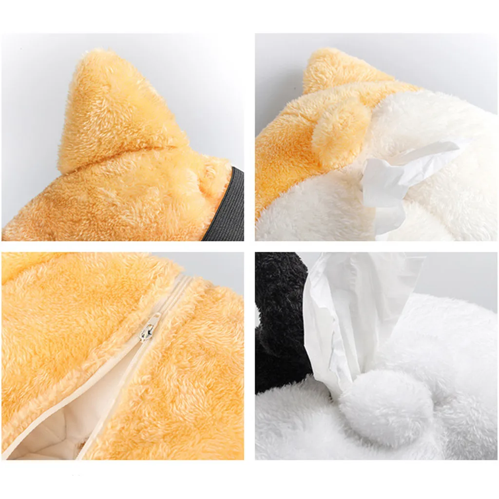 Креативная коробка для салфеток Corgi Ass мягкий чехол из мультфильма милые бумажные