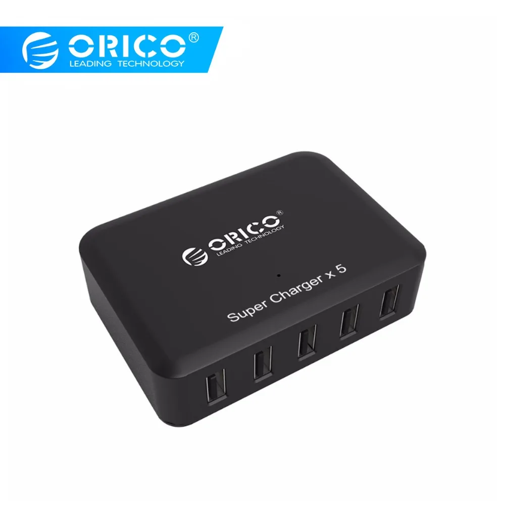 ORICO 5 портов настольное USB зарядное устройство портативное зарядное устройство для samsung Xiaomi huawei Phone Tablet