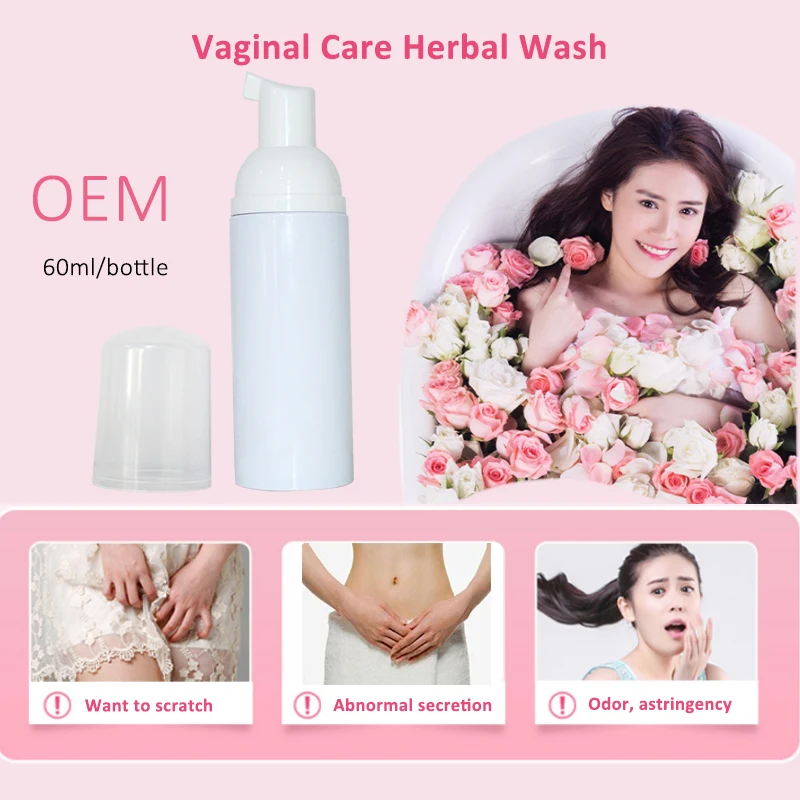 2*150ml Yoni Care Herbal Foam Wash Female Health Anti Bacterial Itching Inflammation Odor Remover Vaginal Clean Moistening | Красота и