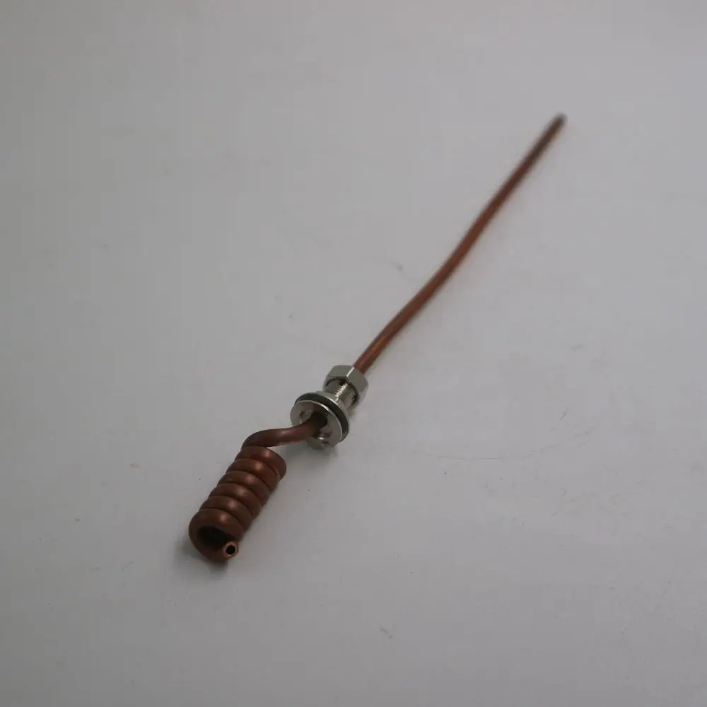 Медная труба с коническим концевым комплектом для модификации курительной