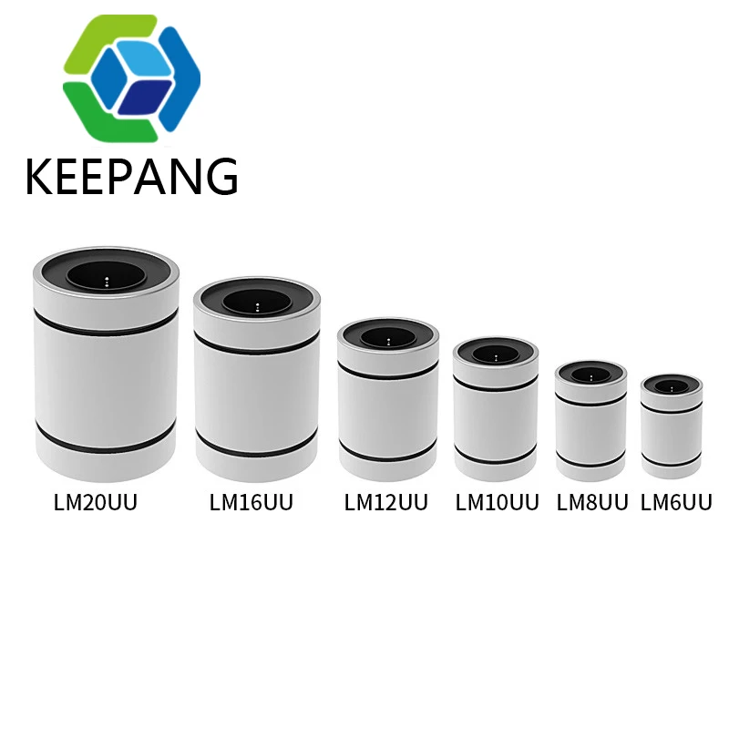 

Линейный шарикоподшипник Kee Pang LM8UU 8 мм, детали для 3D-принтера, оптическая ось, линейная направляющая, деталь фрезера с ЧПУ, 2 шт./партия