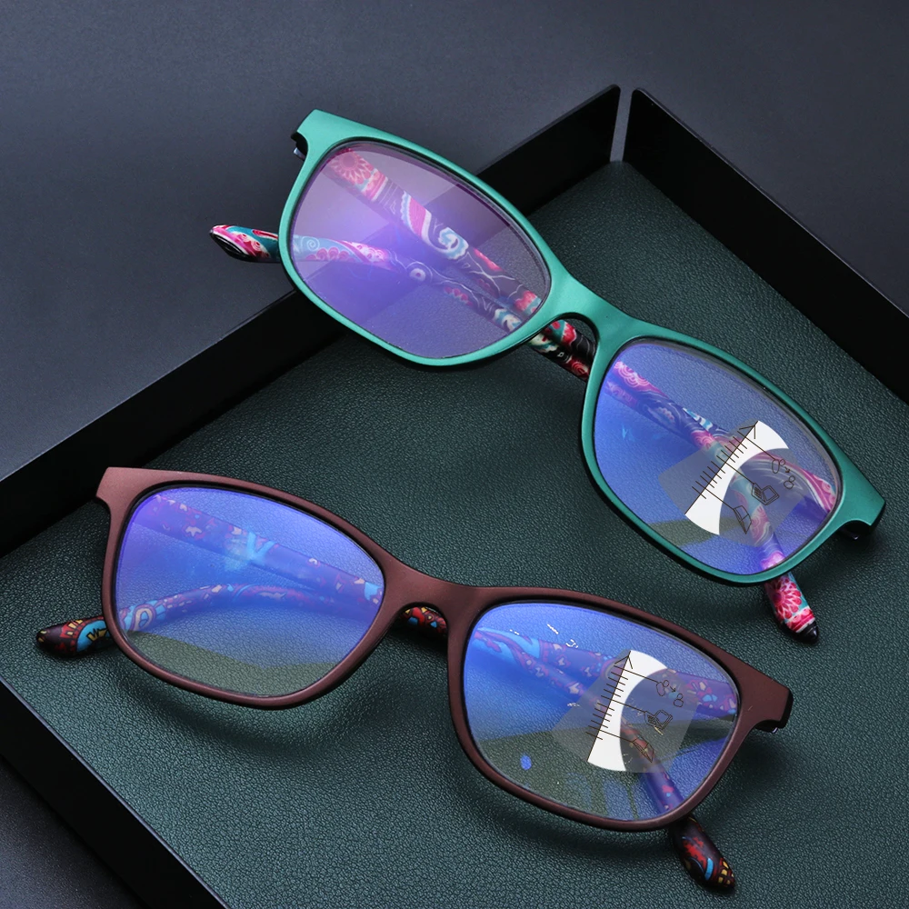 1 шт. многофокусное стекло для чтения с защитой от ультрафиолета|Мужские очки