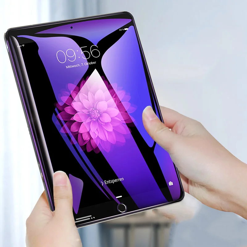 Анти синий светильник закаленное стекло Защитная пленка для экрана iPad 2 3 4 5 6