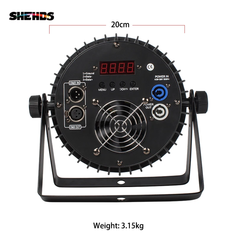 Продажа Сценический прожектор, из алюминиевого сплава, 18х18 Вт, 4 шт./набор