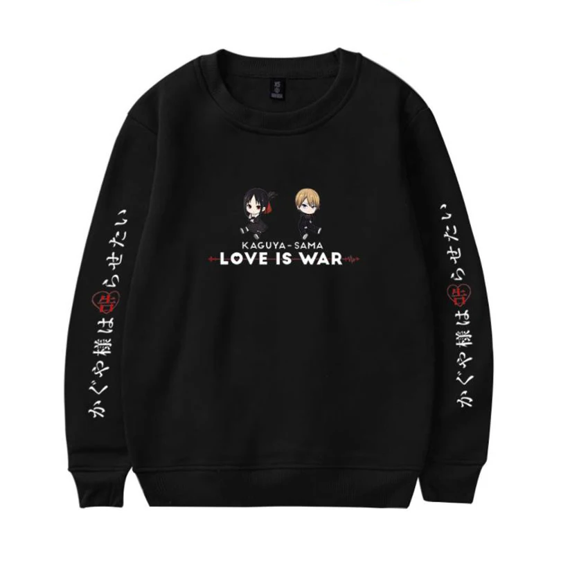 

Hot Anime Kaguya-sama: Love Is War Cosplay Sweater Printing Casual Round Neck Hoodie Youth Trend Autumn New Fashion Sweatshirts
