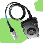 Peltor PTT адаптер для подключения наушников для ANКНР 152 152A 148 виртуальной чехол Манекен Модель 6 военный разъём amphonel гарнитура Тактический PRC PELTOR PTT