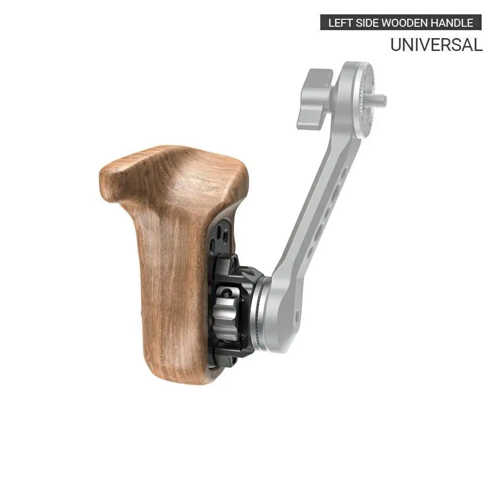 

SmallRig DSLR Camera Rig Left Side Wooden Handle Grip with ARRI Rosette - 1891
