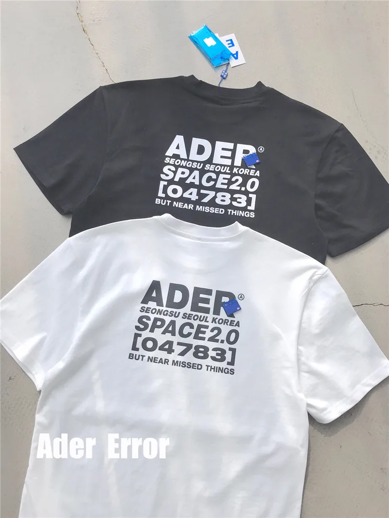 

2021ss Adererror Embroidery T-shirt Men Women 1:1 High Quality Ader Error Embroidered T shirts Z-stitch Tee Tops