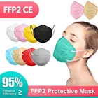 Маскарадные маски fpp2, огнеупорные, европейские, kn95, пятислойные, многоразовые, для взрослых fp2 ffp2, маскарадные маски, сертификаты espaa