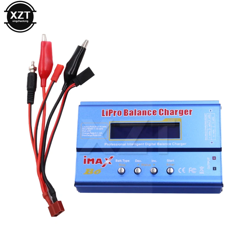 Цифровое балансирующее зарядное устройство IMAX B6 RC Lipo NiMh + адаптер питания