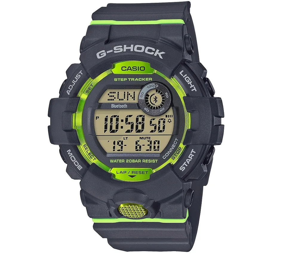 Секундомер Casio G Shock черно желтый Bluetooth®|Детские часы| |