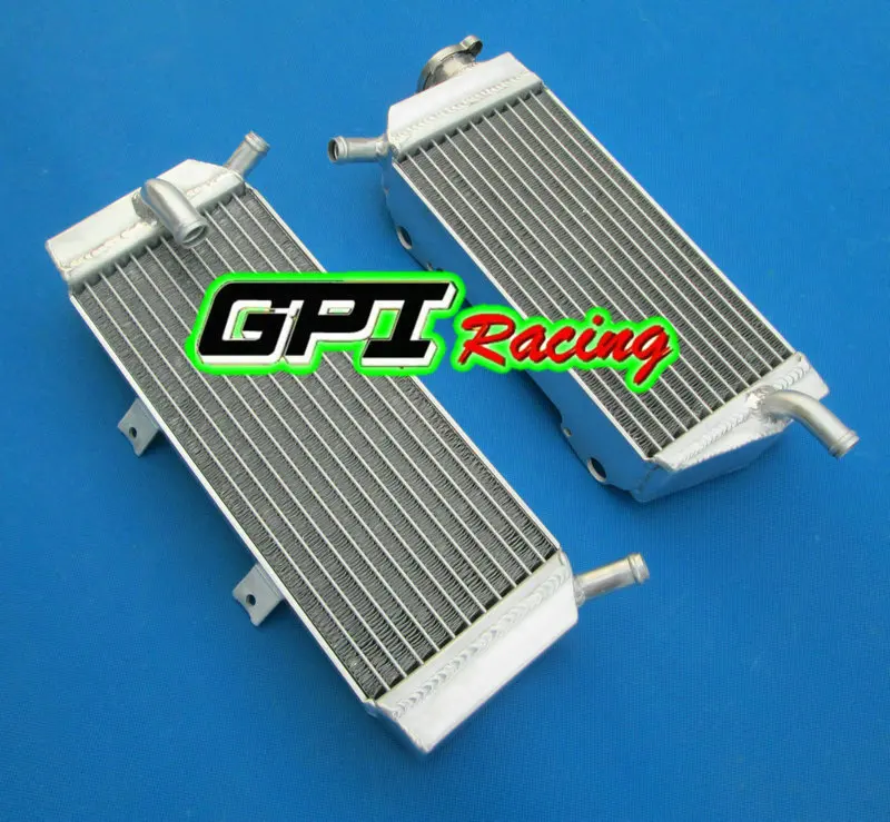 Алюминиевый радиатор и красный шланг для Honda CRF450X CRF 450X 05 15 2006 2007 2008 2009 2010 2015