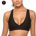 топик женский нижнее белье женское 2021 Новый ударов Стиль спортивный бюстгальтер жгут Йога высокие эластичные топы для дома и улицы для бега из дышащего обтягивающего материала бесшовный бюстгальтер с эффектом пуш ап