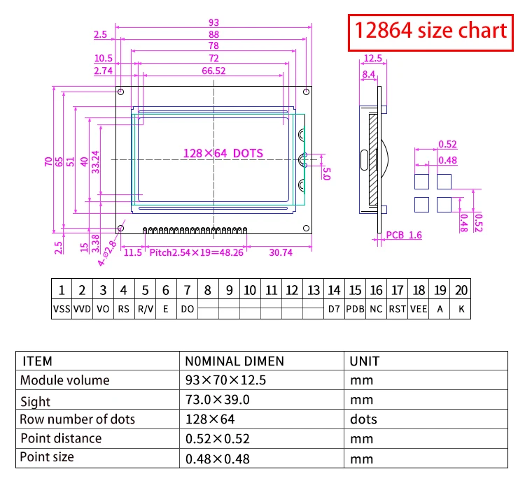 Экран для 3d принтера LCD 1602A 2004 12864 Ramps1.4 IIC/I2C модуль модульного адаптера