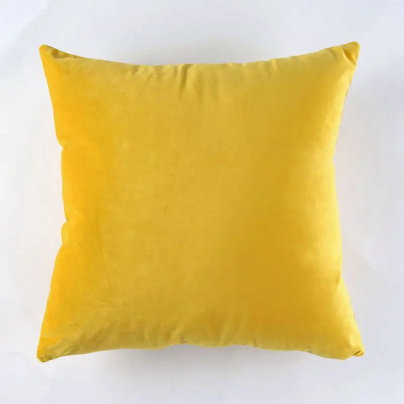 LeRadore Роскошное однотонное голландское бархатное покрытие для подушки наволочки