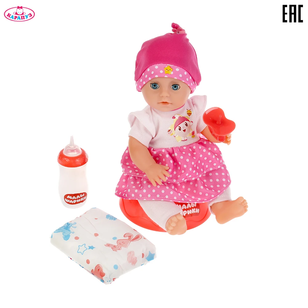 Пупс озвученный Карапуз Малышарики Нюшенька 25см 15 песен и стихов из м/ф фразы